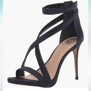 Vince Camuto Black Strappy Heels